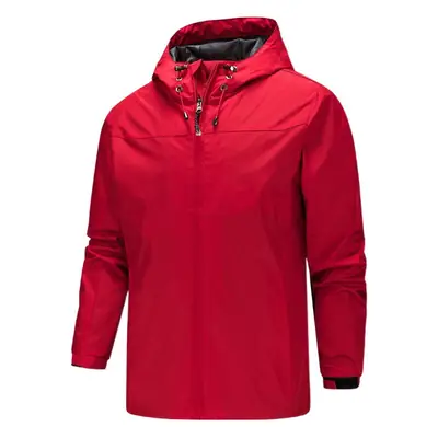 Men's Windproof Hoodie Jacket 4M Beige