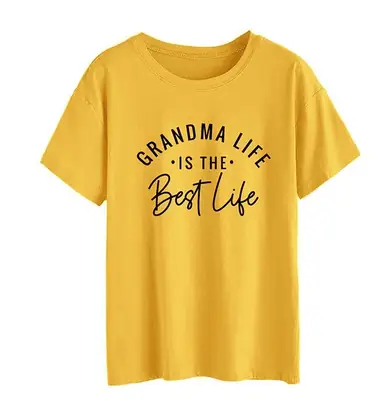 Grandma Life Best Life Grey T-Shirt