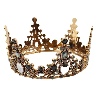 Plastic Queen Crown 12.5cm High Bronze