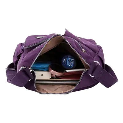Purple Crossbody Shoulder Bag for Women