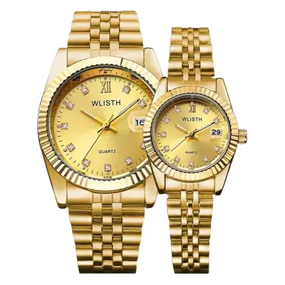 Men's Stainless Steel Calendar Watch Waterproof All Match