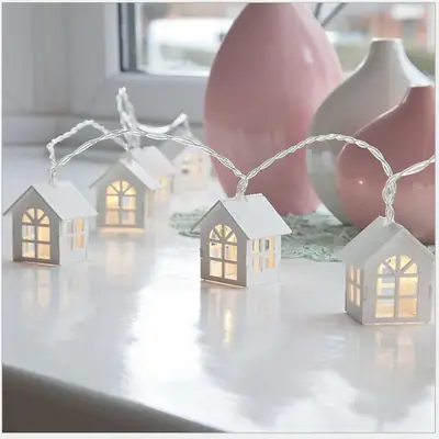 Nordic House LED String Lights for Bedroom Decor