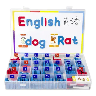 Magnetic English Alphabet Stickers for Kids 256 PCS