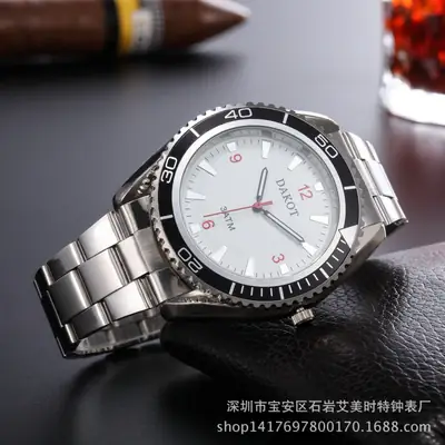 Amst Business Watch for Women Steel Band Waterproof Quartz Large Dial