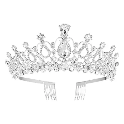 Rhinestone Bridal Hair Crown for Women