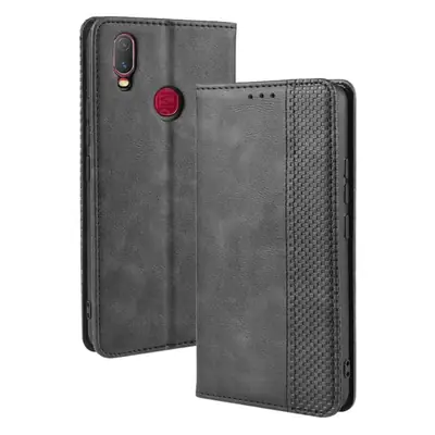Vivo Y11 Magnetic Leather Flip Case with Card Slots