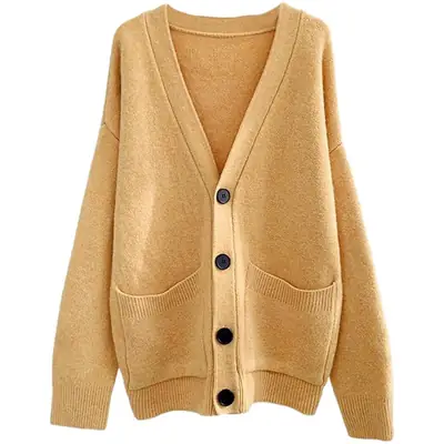 New Cross-Border Japanese Korean Style Knitted Cardigan Coat for Women