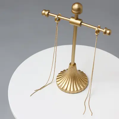 Temperament Joker Autumn Winter Tassel Ear Buckle Snake Bone Round Bead Earrings