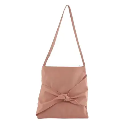 Korean Style Bow Crossbody Bag Black Pink White