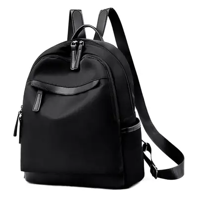 Black Korean Style Shoulder Backpack for Women