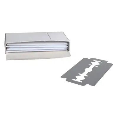 Luomei Two-Sided Stainless Steel Eyebrow Blade 100pcs