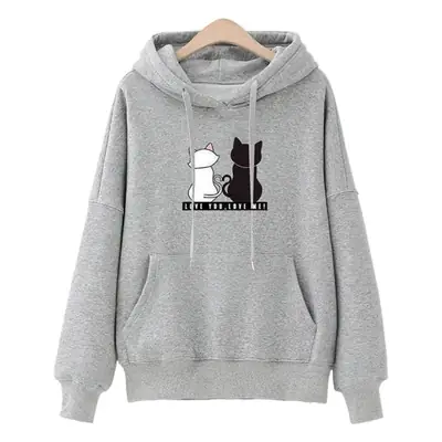 Women Hooded Sweatshirt Fleece Lined 2023 Winter Pink