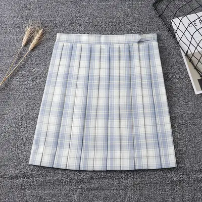 Japanese Plaid Tie Shirt White Ming Dress
