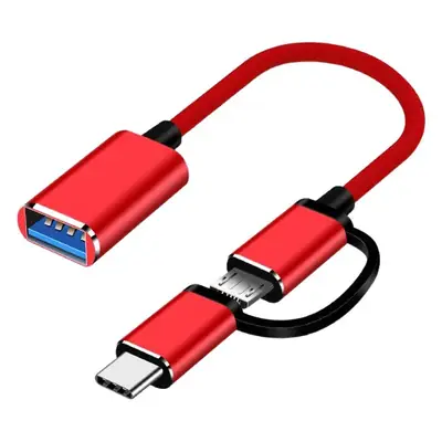 Android OTG Multi-Port Adapter with USB-C & Lightning