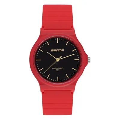 Sanda Black Analog Wrist Watch for Girls Youth