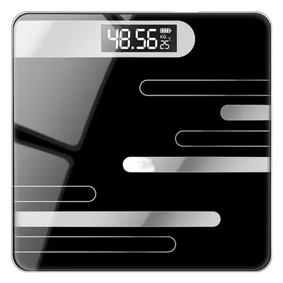 Pink Digital Body Weight Scale with Temperature Display