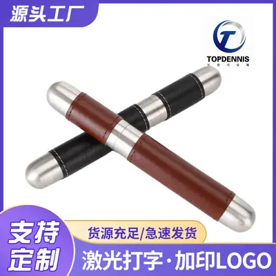Stainless Steel Cigar Tube Set for Business & Gift Use