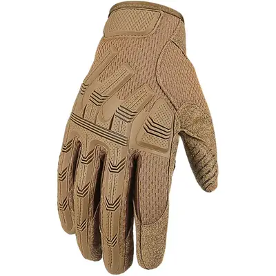 Military Full Finger Touch Screen Gloves Green Tactical