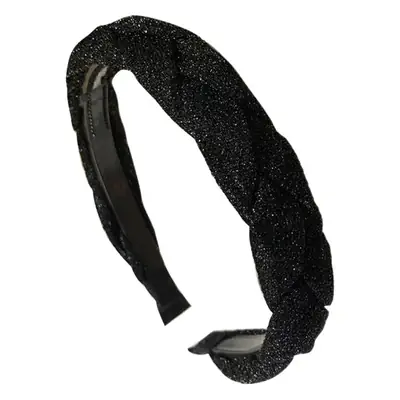Braid Headband Women's All-match Out-of-home Pressed Hair Stamp Simple Korean Head Cave Toothed Non-slip Headband Hair Tie Accessories