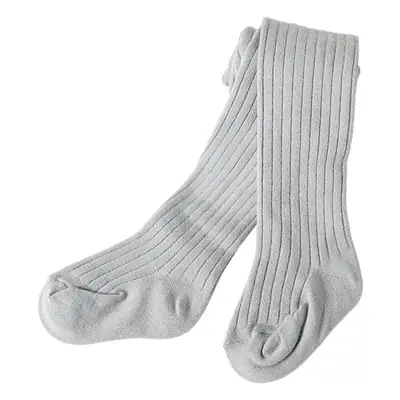 Girls' Grey Fleece Pantyhose Socks Winter Baby Kids