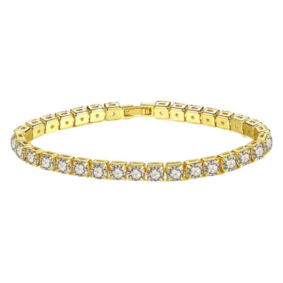 Jinse Single Row Zircon Bracelet Brass 3mm