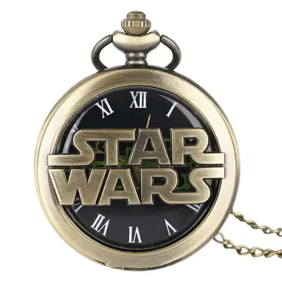 Retro Antique Men's Quartz Pocket Watch Porter Alloy Large