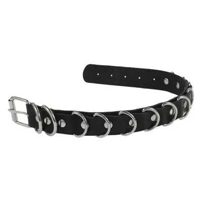 White Exaggerated Double Layer Punk Choker Necklace