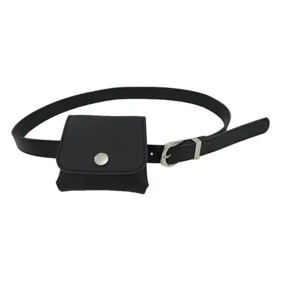 Black Detachable Waist Bag for Women