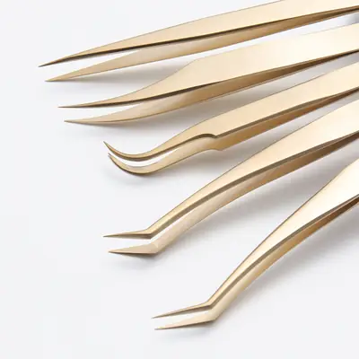 High Precision Grafting Eyelash Tweezers Set