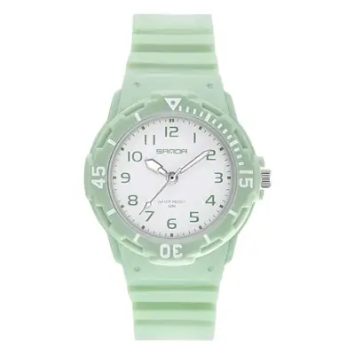 Sanda Blue Striped Student Watch for Men Women