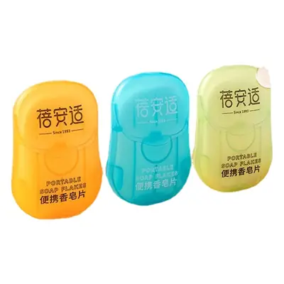 Portable Hand Washing Soap Tablets Travel Outdoor Sanitary Soap