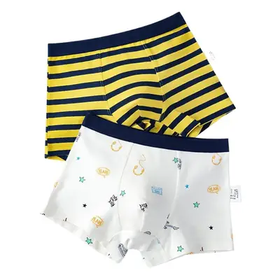 Children's underwear men's boxer cotton class A silver ion antibacterial file children's large children's four-corner boys' underwear wholesale