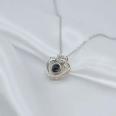 Titanium Heart Necklace for Girlfriend Light Luxury
