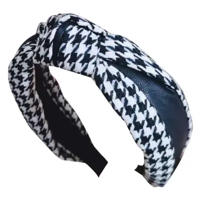 Korean-style Houndstooth Hairband for Women