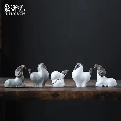 Purple Sand Tea Pet Horse Raised Small Music Mouse Elder Brother Kiln Ru