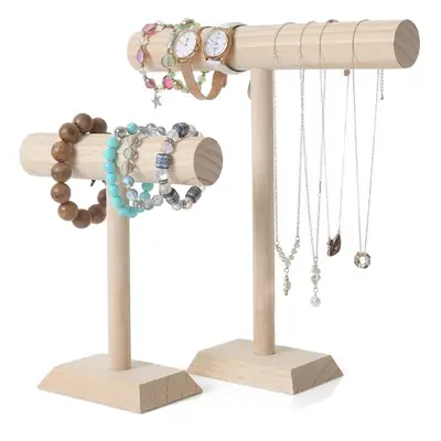 Wooden Jewelry Display Rack for Watch & Bracelets