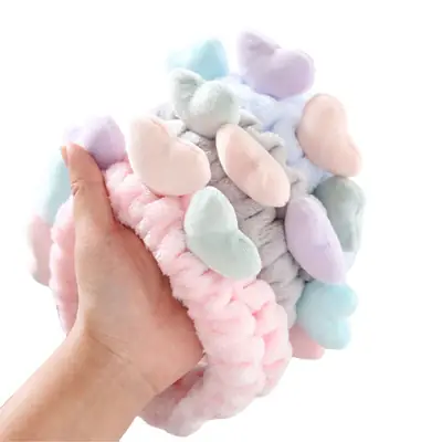 Cute Cartoon Hair Belt Face Wash for Girls
