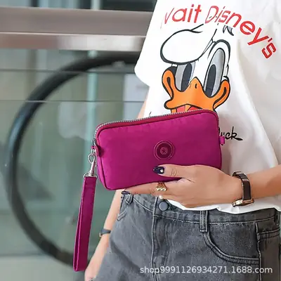 Blue Mini Crossbody Bag for Women with Monkey Design