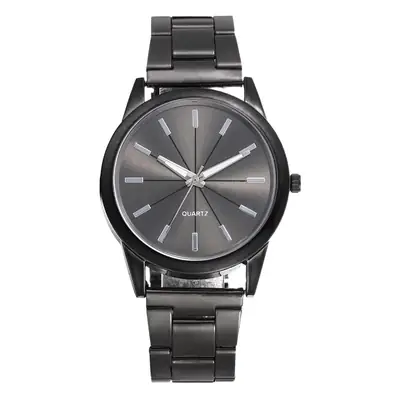 Rose Gold Quartz Women's Watch Midnight Steel Belt