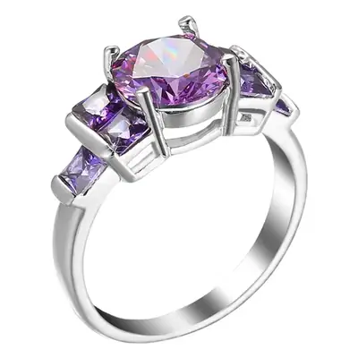 Cross-border wish new jewelry girlfriends gift creative fashion women's zircon jewelry European and American wedding jewelry ring
