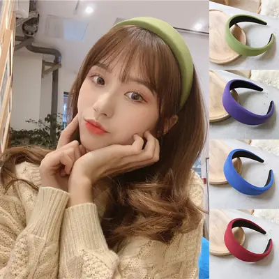 Milk Silk Cross-Border Headband Green Blue Red