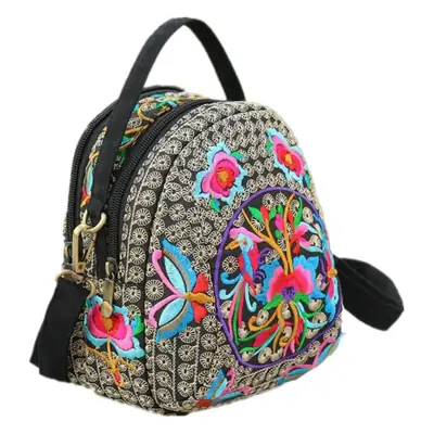 Embroidered Multi-purpose Women's Crossbody Bag