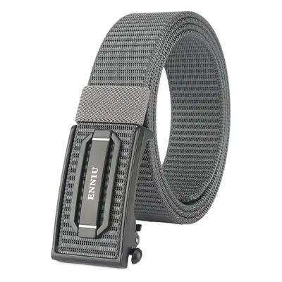 Men's Korean Style Canvas Belt 3.5cm Automatic Buckle
