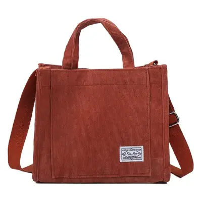 Women's Korean Style Corduroy Shoulder Bag 2026