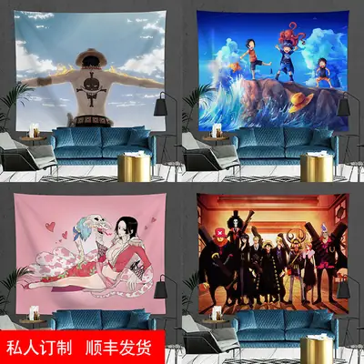 Naruto Luffy Anime Wall Cloth 3D Tapestry