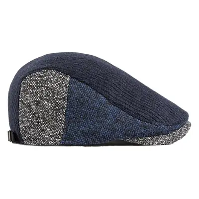 Men's Knitted Painter Hat Beige Winter Warm