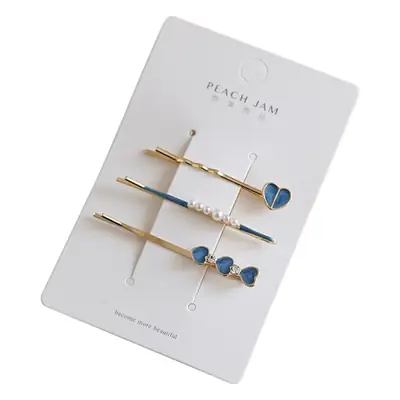 Japanese Style Geometric Heart Hairpins for Girls