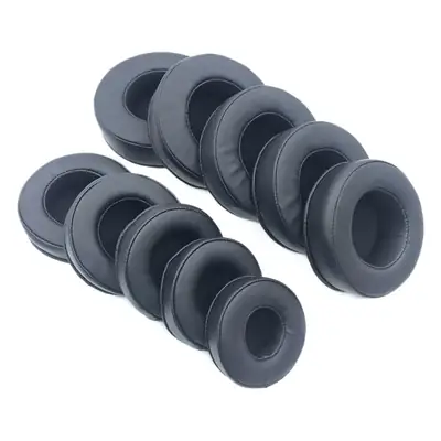 Memory Sponge Earmuffs 65-110mm Black Round Set