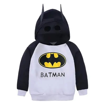Boys Batman Hoodie with Captain America Mask