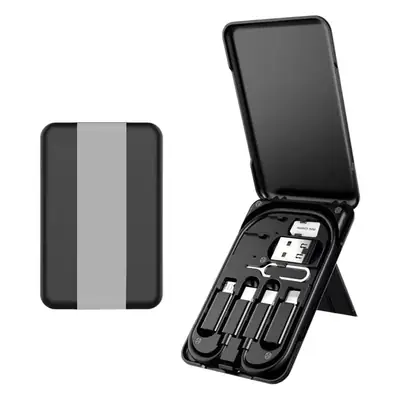Portable Data Storage Box with Mobile Phone Holder
